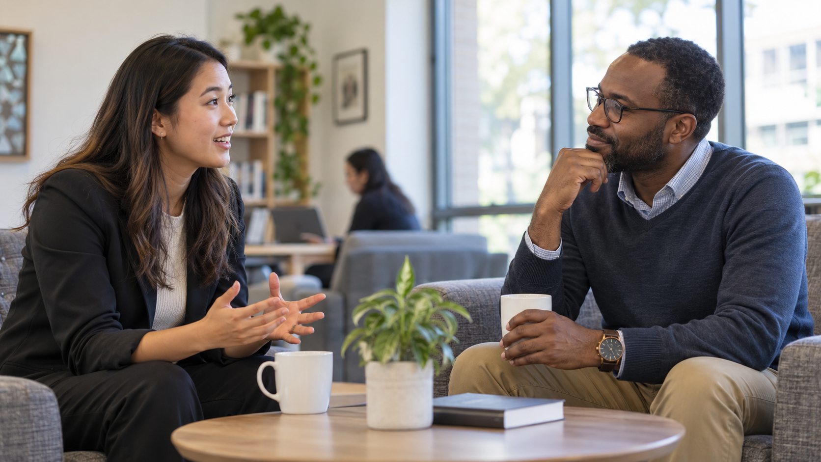 Professional asking a trusted contact for a job reference
